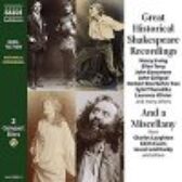 Great Historical Shakespeare Recordings - 2 CDs